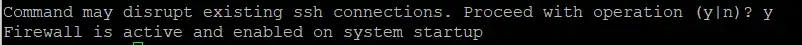 enable UFW on Debian 13