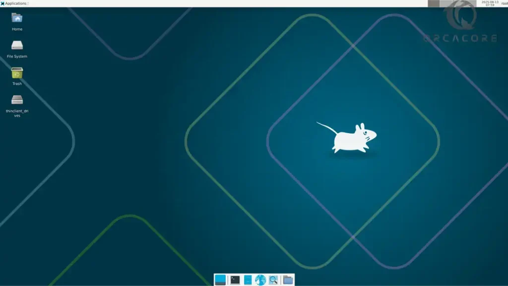 Debian 13 GUI with XRDP